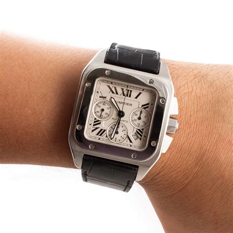 cartier santos second hand|cartier santos pre owned.